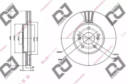 Тормозной диск DJ PARTS BD1047